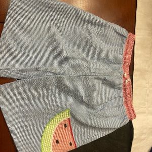 Boys appliqué swim trunks